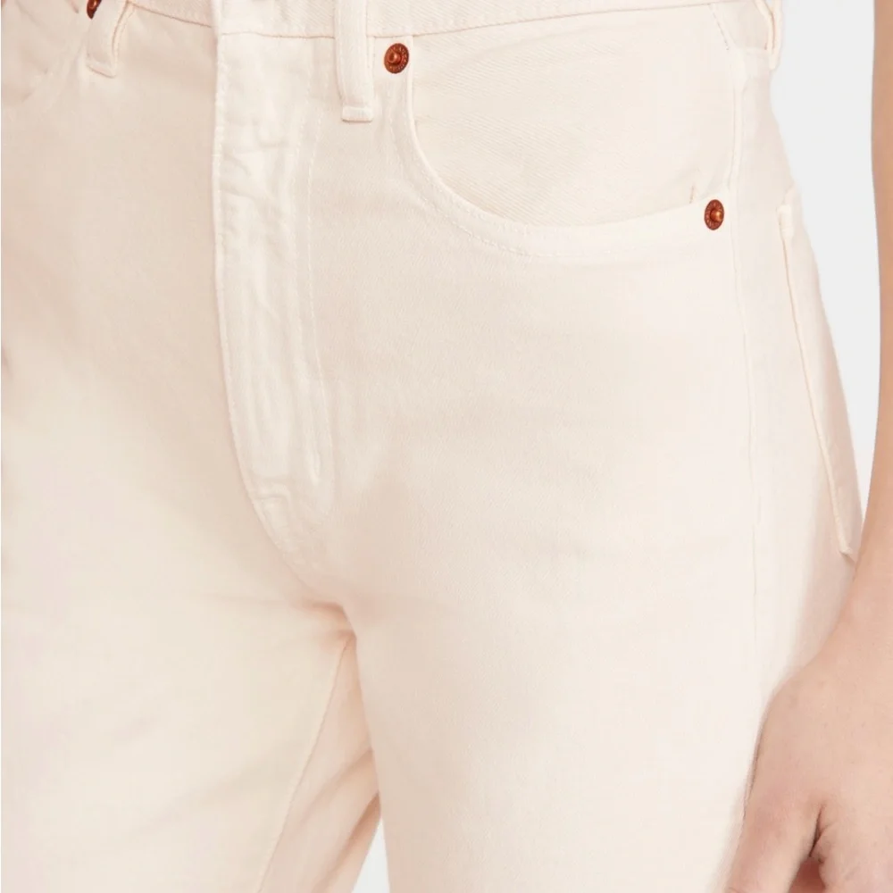 SLVRLAKE *NWOT* London Jeans in Ecru - Picture 5 of 10